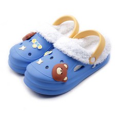 FootFoot 兒童彩色毛絨室內拖鞋