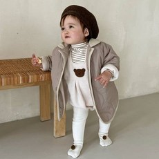 BEBENINE 幼兒用絎縫蓬鬆夾克