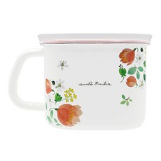 安娜艾米利亞琺瑯密封壺 14.4 cm, 1.5L, 1個, 野牡丹