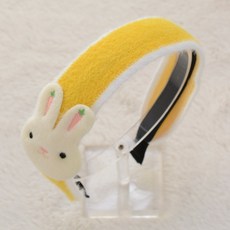 HanNal 女童用兔子紅蘿蔔溫暖髮帶