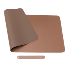 Dareumiya 露營野餐雙面捲桌餐墊, 棕色深棕色, 1個, 90 x 45 cm