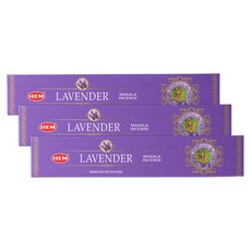 HEM 頂級瑪薩拉線香 15g x 3入組, 薰衣草