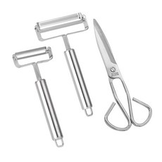 무디타 리본제이 올스텐 주방가위 + 필러 R 레귤러 감자칼 + W 와이드 양배추칼 세트, 1세트