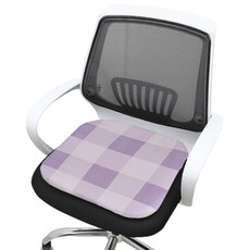 DAEHAN 寵物單人USB便攜式溫熱電熱坐墊, 40 x 40 x 3.5 cm, 格紋紫色