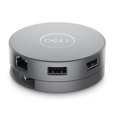 DELL Technologies 戴爾 多功能 7埠 USB-C 行動轉接器 DA310, 銀色