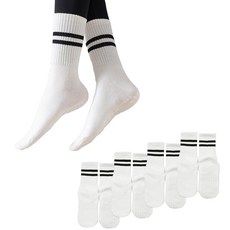 女款粉彩防滑皮拉提斯襪 4雙