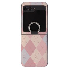 유스픽 디자인 카드2장수납 마그네틱 카드포켓 휴대폰 케이스 아가일체크