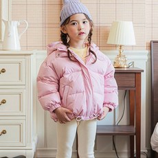 베베쥬 아동용 컬러 푸딩 다운 점퍼