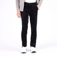 男款燈芯絨隱藏式鬆緊帶彈性刷毛高爾夫球褲 YMXB014