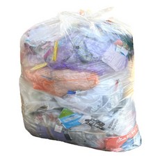 Everclean Pack 公寓分類回收垃圾附打孔提把大容量塑膠袋, 150L, 50個