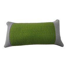 Sarang Yegam 防滑方形生物晶片枕頭, 綠色