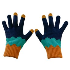 키즈트리 아동용 방한 손가락 니트 심플 장갑 ST-107