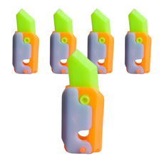 3D夜光型玩具刀 5入, 隨機出貨