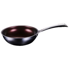 CLADIN 電磁爐適用Glatt塗層不鏽鋼深炒鍋, 1個, 22cm