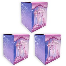 魔法城堡迪士尼公主收藏系列盲盒公仔 8cm 隨機出貨 3件組, 1套