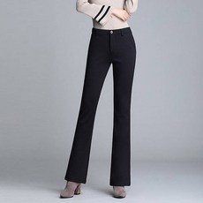 PEONIST 喇叭高腰彈性刷毛高爾夫褲