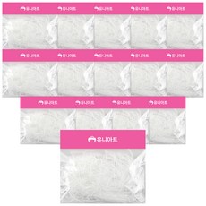 Uniart 裝飾配料, 白色, 15個