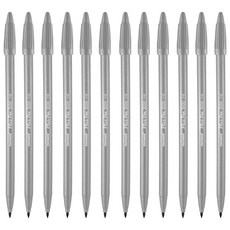 모나미 3000 피그먼트 프러스펜 0.4mm, NG 4 스톰그레이, 12개