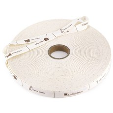 JSTrading 手工捲棉質標籤帶 90m 27, 1個, 動物故事