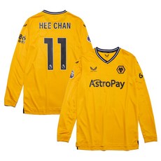 castore Castore 2023~2024 WOLVES HOME L/S JERSEY #11 HEE CHAN