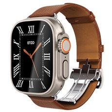 Spigen Apple Watch 皮革錶帶 Enzo, 經典棕