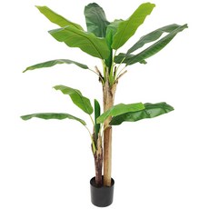아르띠콜로 플랜테리어 바나나 조화 나무 150cm + 화분 세트, 혼합색상, 1세트