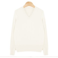KUZY 女款 柔軟 基本 簡約 Standard V領 針織衫