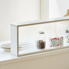 메종드꼼마 몽드 유리파티션 600 큐브, 화이트