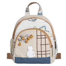 Dobrother 女用Kanadi帆布後背包, 米色