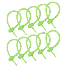 다해유 다이닝 각종 케이블정리에 필수 케이블 잠금 정리기 그린, 10개