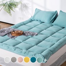 BLEDIK HOME 水洗超細纖維厚實柔軟薄墊, 綠色