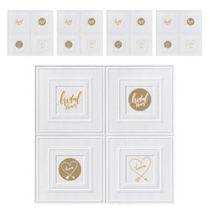 PEONIST Wainscoting 泡棉壁貼 5片組, 06號, 1套