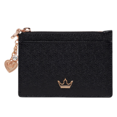 J.ESTINA 包款 TRUEDY 頂部拉鍊卡夾 JSTCSF9AF225BK010 + 購物袋