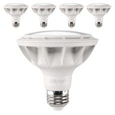 Wonha VITZON 擴散型 LED 聚光燈泡 黑色 15W PAR30, 晝光色, 5個