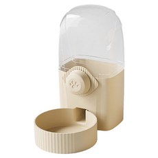 PASTEL PET 寵物大容量懸掛式飲水器, 1個, 米色