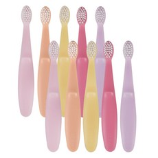 nordico 女童用正確牙刷 5款 x 2入, 1套, 混合顏色