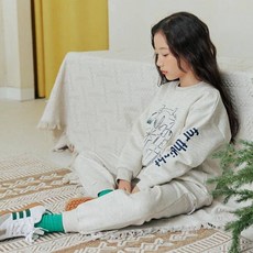 vavkids 青少年兒童輕量刷毛上下衣套裝