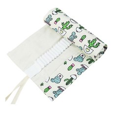 Dayssoi 舒適氛圍帆布畫筆袋 03 仙人掌, 1個