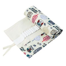 Deisoy 可愛圖案帆布畫筆袋 03 森林, 1個