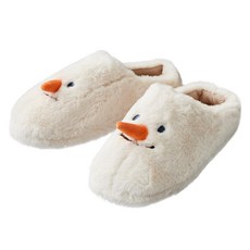 雪人拖鞋, 1組, 白色