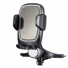 Chameleon360 車用一鍵式CD槽手機支架, 黑色, 1個