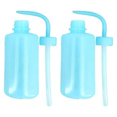 Walled Gardening 澆水壺 細噴頭多肉澆水壺 1000ml, 透明的天藍色, 2個