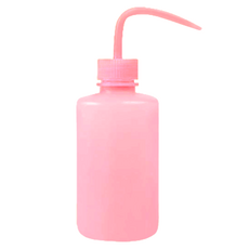 Walled Gardening 灑水壺 細嘴 多肉植物澆水器 1000ml, 透明淡粉色, 1個