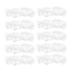 PARTYHAE 大星星金蔥條 1.4m, 白色, 10個