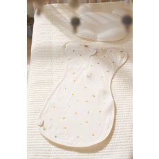 lolbaby 新生兒莫羅式反射拉鍊式網布包巾