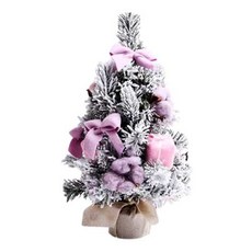 PARTYHAE 歐式棉花迷你樹 40cm, 1個, 粉紅色