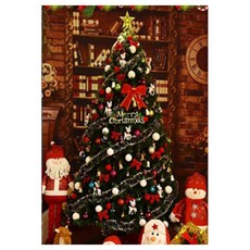 알로데 트리 광장 크리스마스 벽 장식 보석십자수 DIY 키트 스퀘어 타입 60 x 90 cm, NO 04, 1개