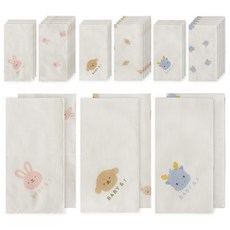 BABY&I 純棉手帕 30入