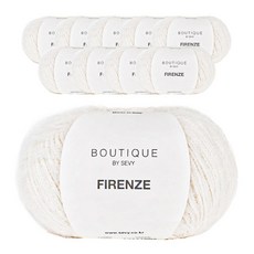 Phillip Textile 佛羅倫斯編織線, 10個, 102 白色