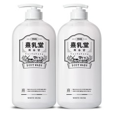 White沐浴乳 白麝香, 1.6L, 2瓶